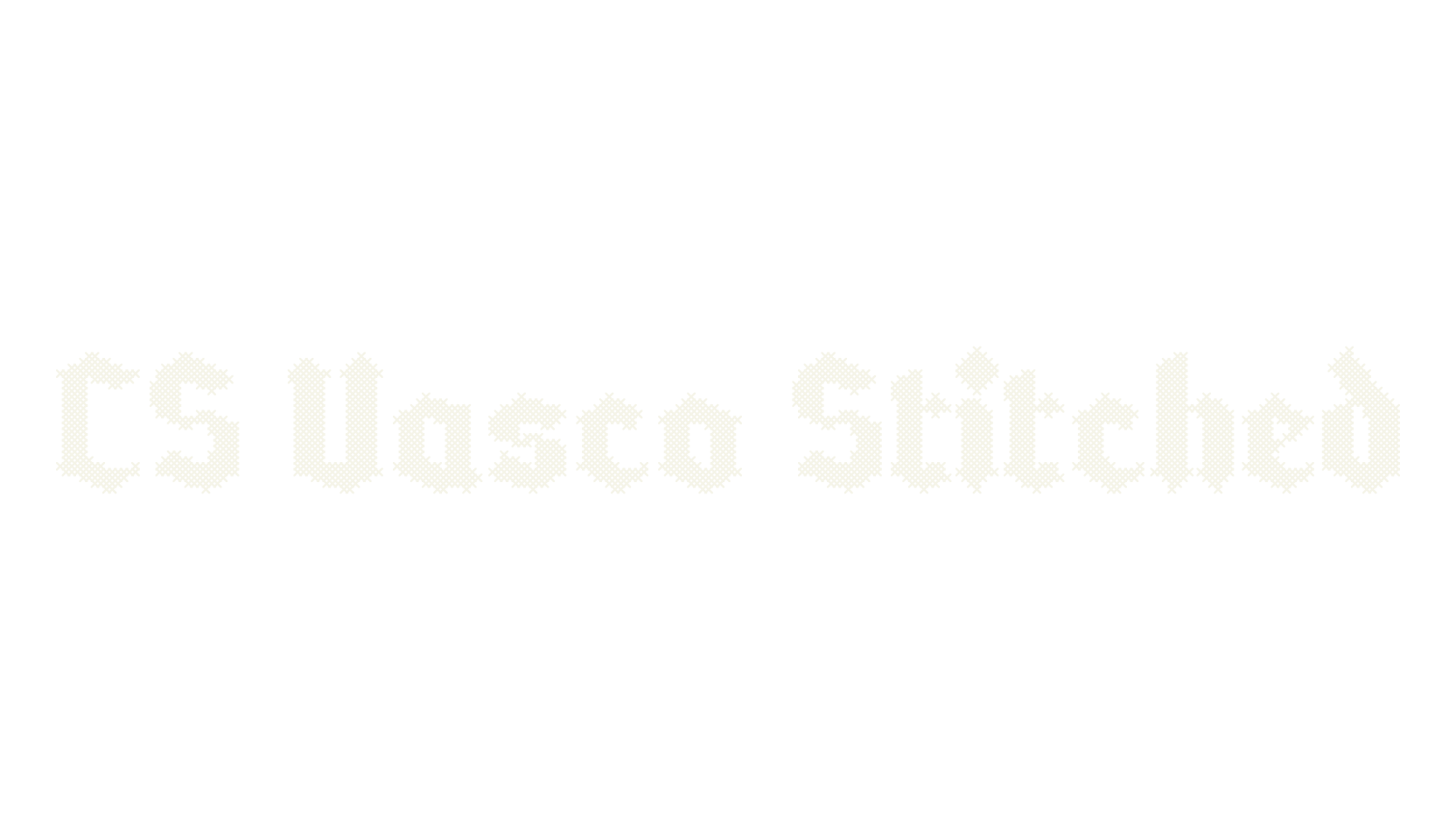 CS Vasco Stitched, fantasy font preview