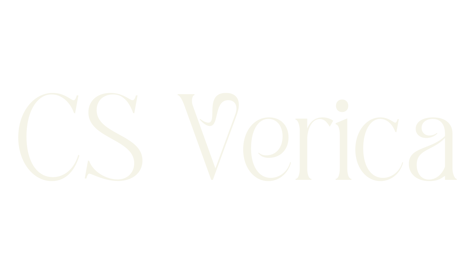 CS Verica, serif font preview