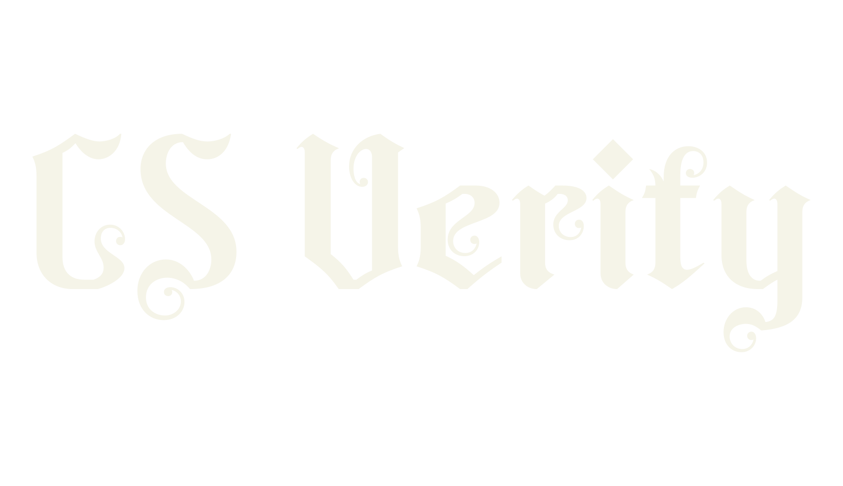CS Verity, gothic font preview