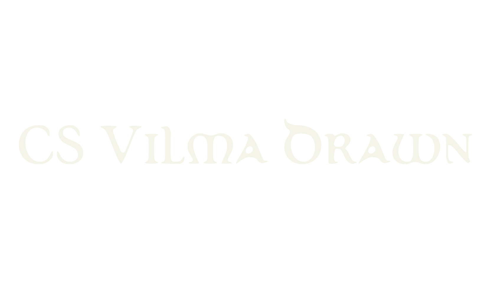 CS Vilma Drawn, uncial font preview