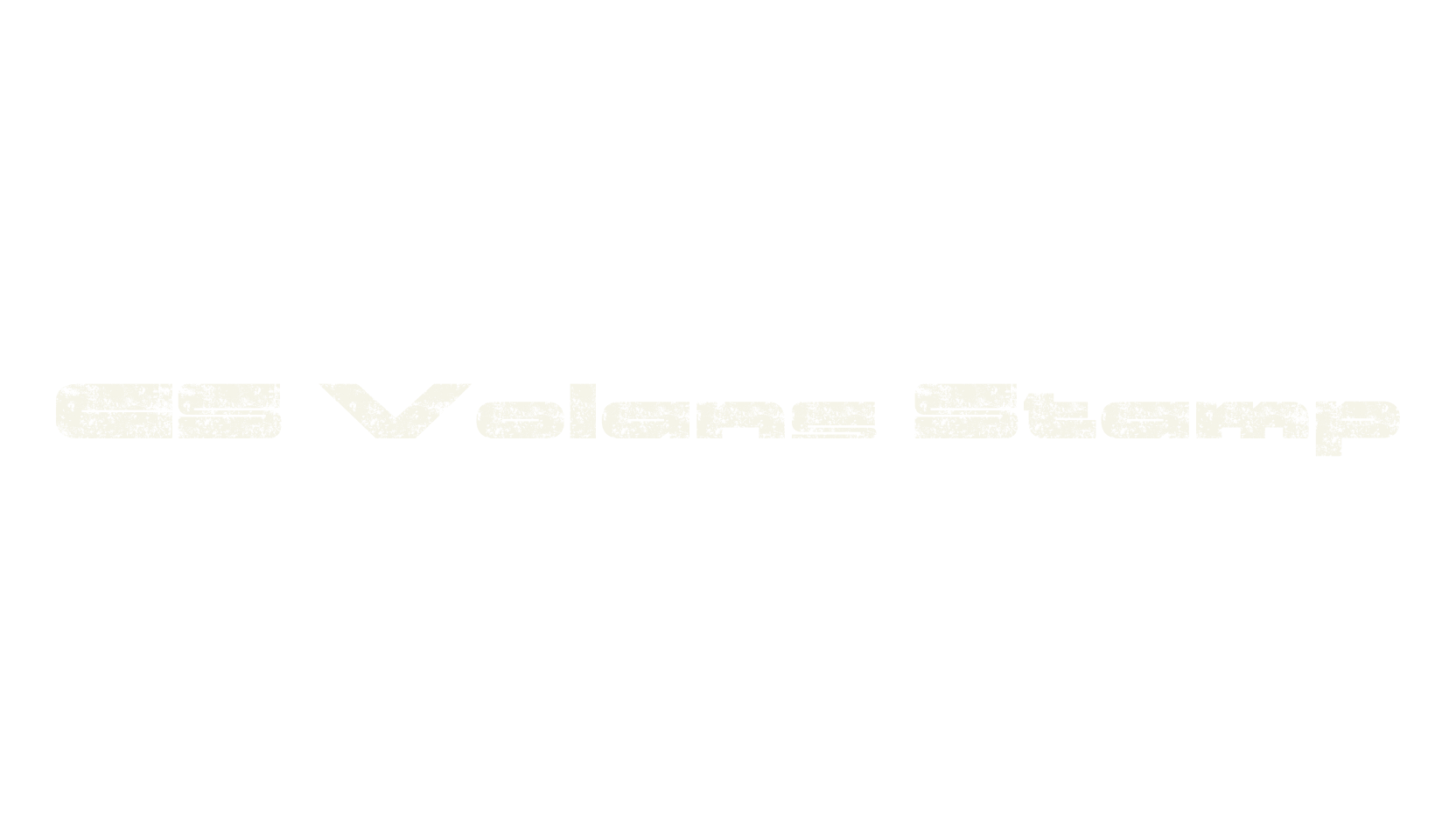CS Volans Stamp, wide font preview