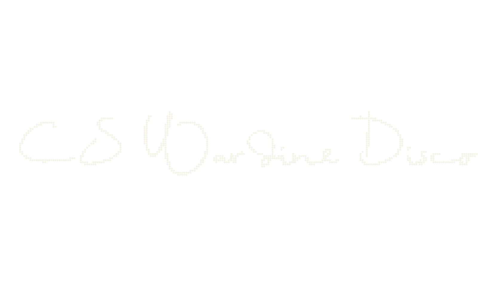 CS Wardine Disco, handwritten font preview