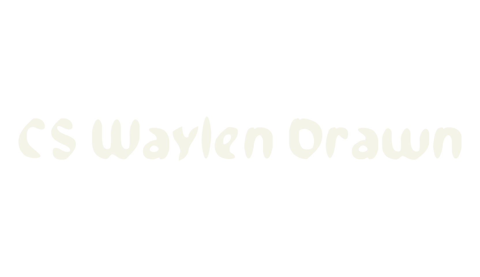 CS Waylen Drawn, gothic font preview