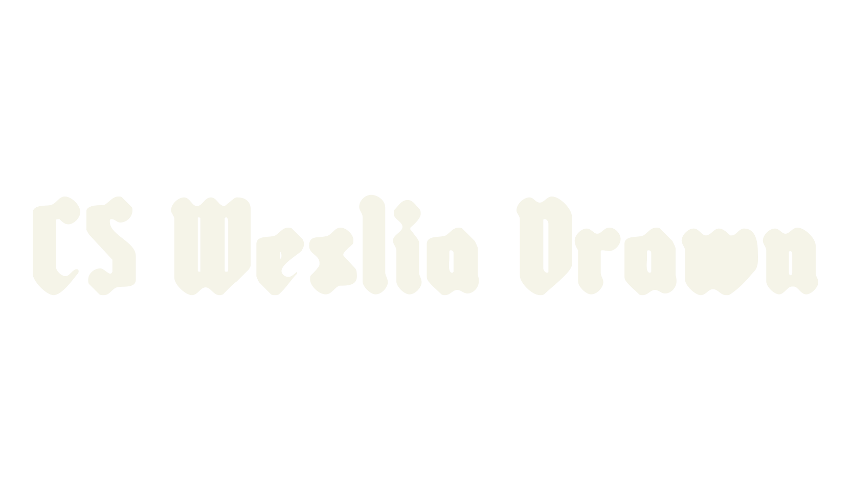 CS Weslia Drawn, fantasy font preview