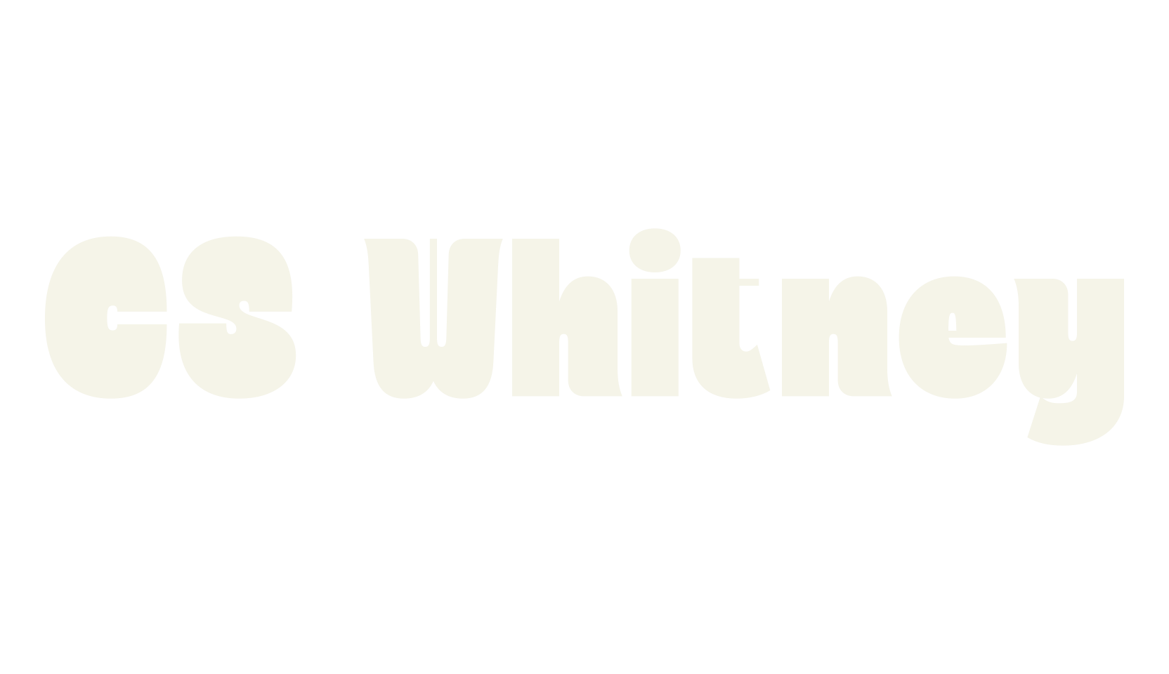 CS Whitney, bold font preview
