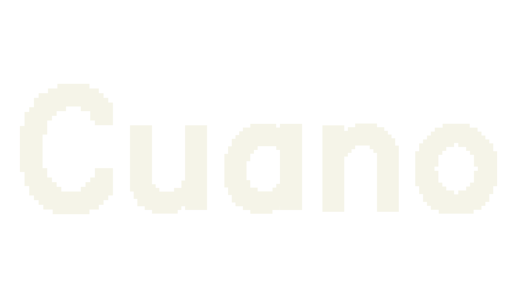 Cuano, retro font preview