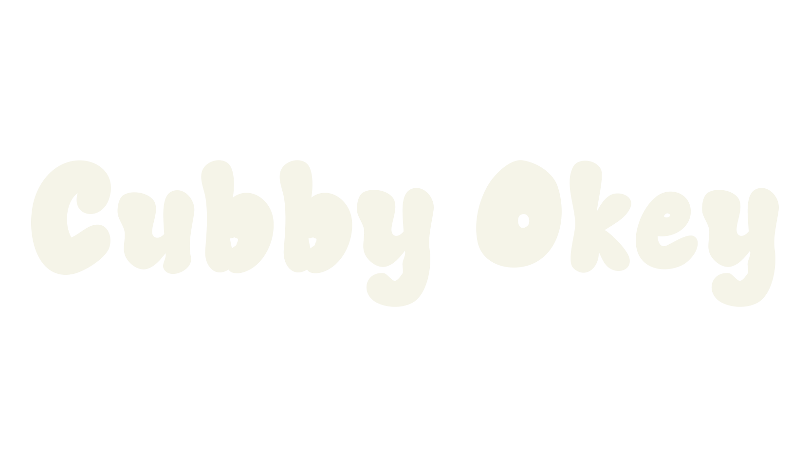 Cubby Okey, clothing font preview