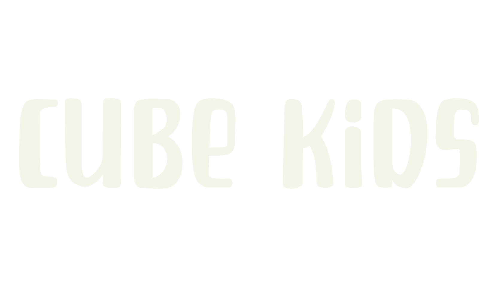 Cube Kids, handwritten font preview