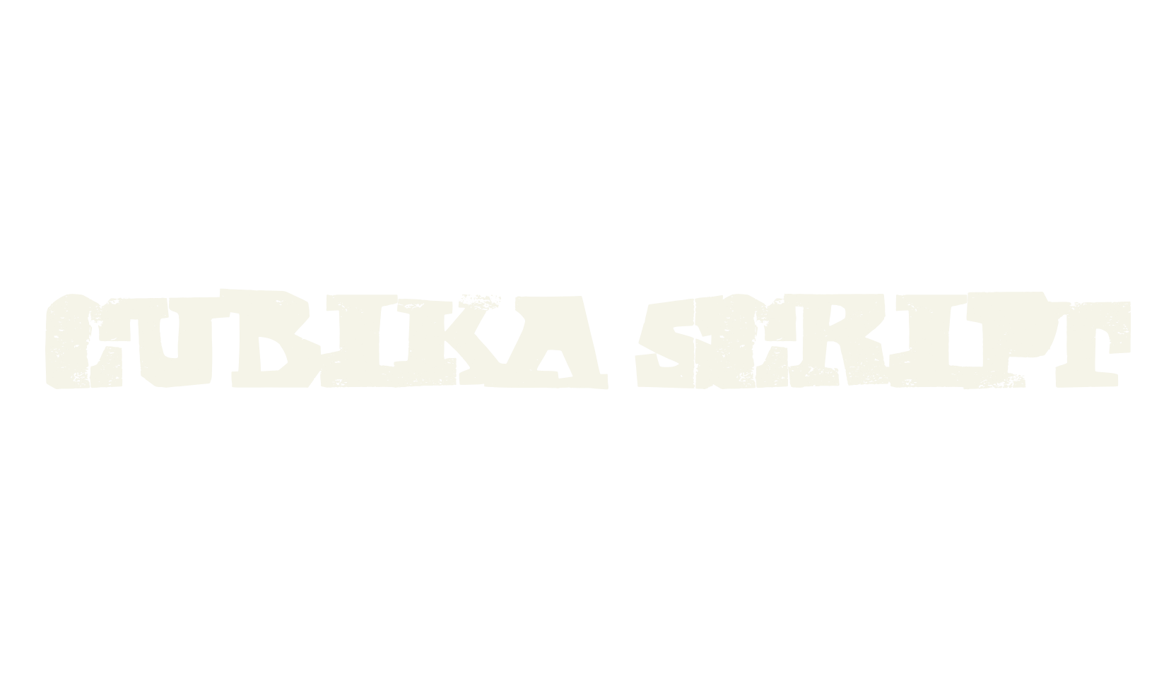 CUBIKA SCRIPT, fashion script font preview
