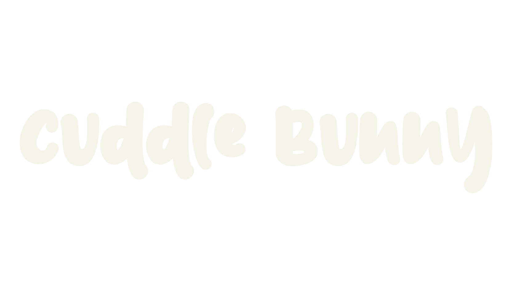 Cuddle Bunny, halloween font preview