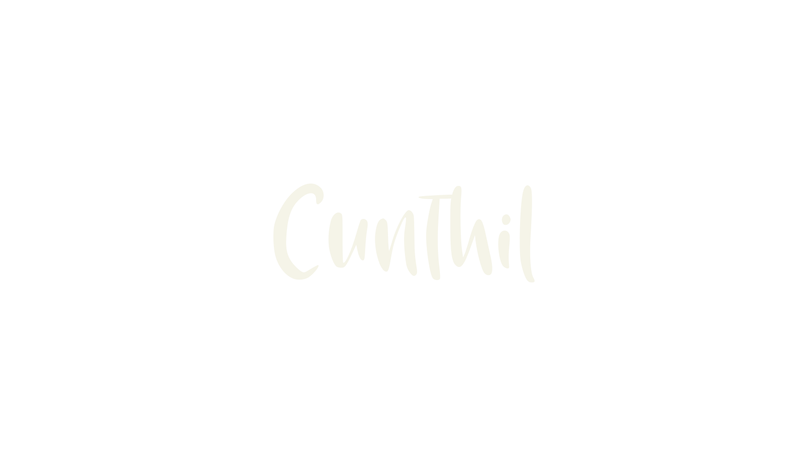 Cunthil, notes font preview