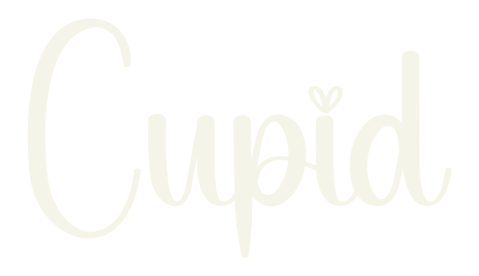 Cupid, calligraphy font preview