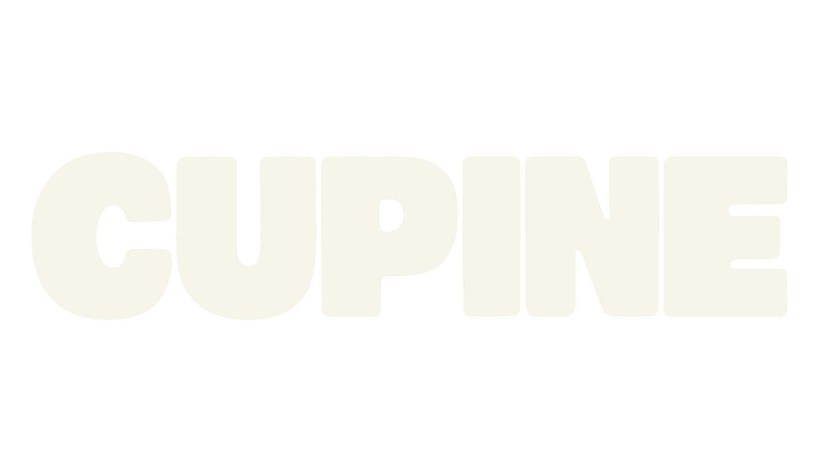 CUPINE, thick font preview