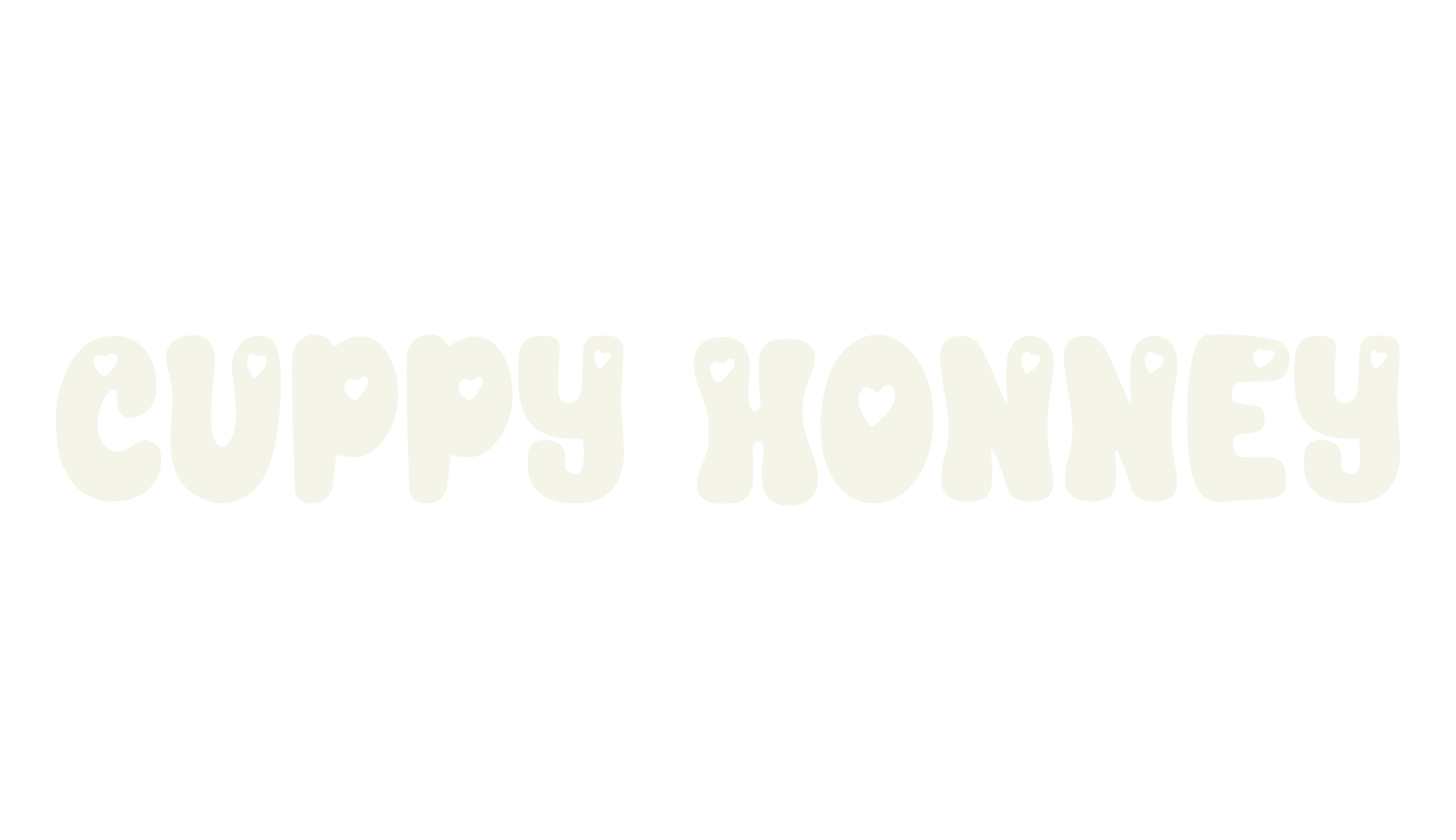 Cuppy Honney, lettering font preview
