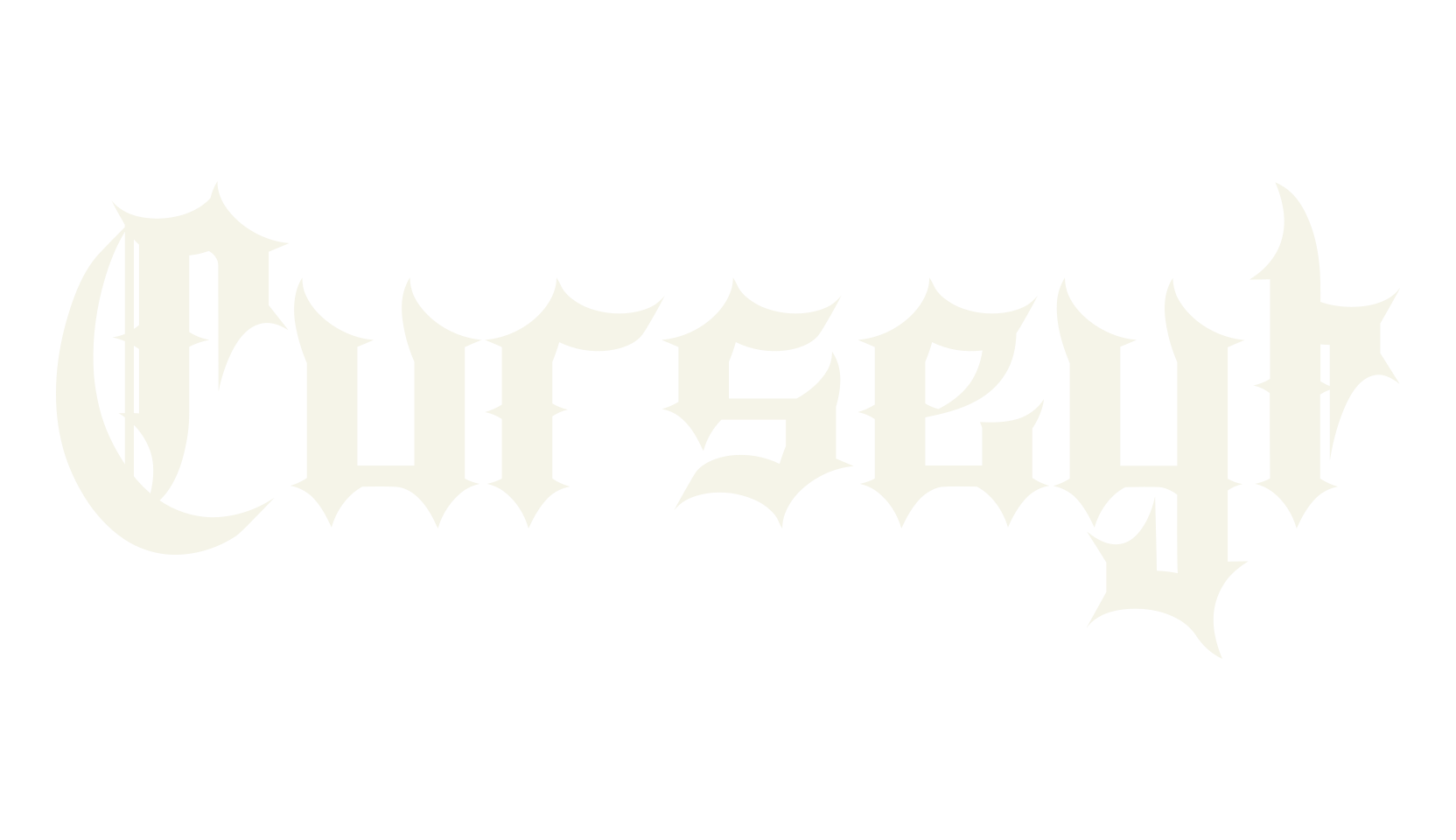 Curseyt, old english font preview