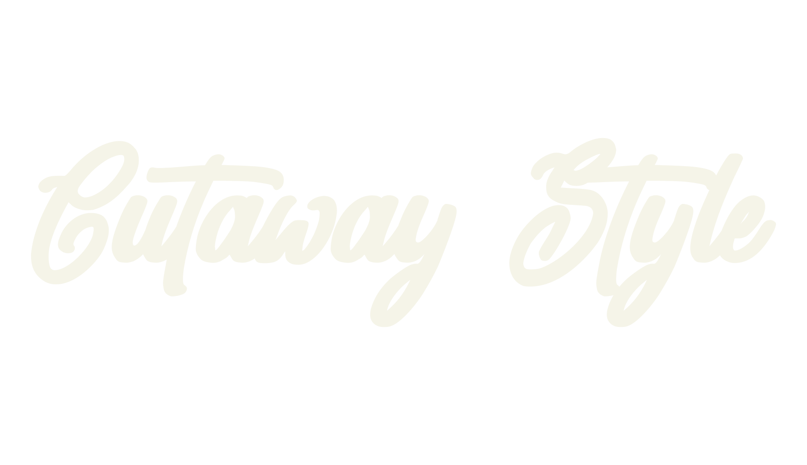 Cutaway Style, handwriting font preview