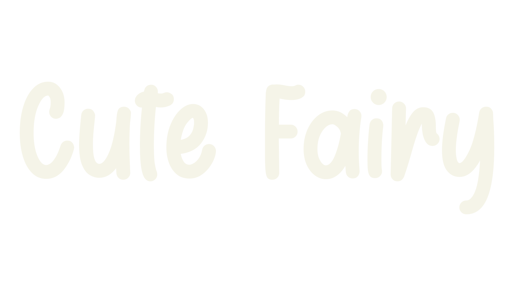 Cute Fairy, cute font preview