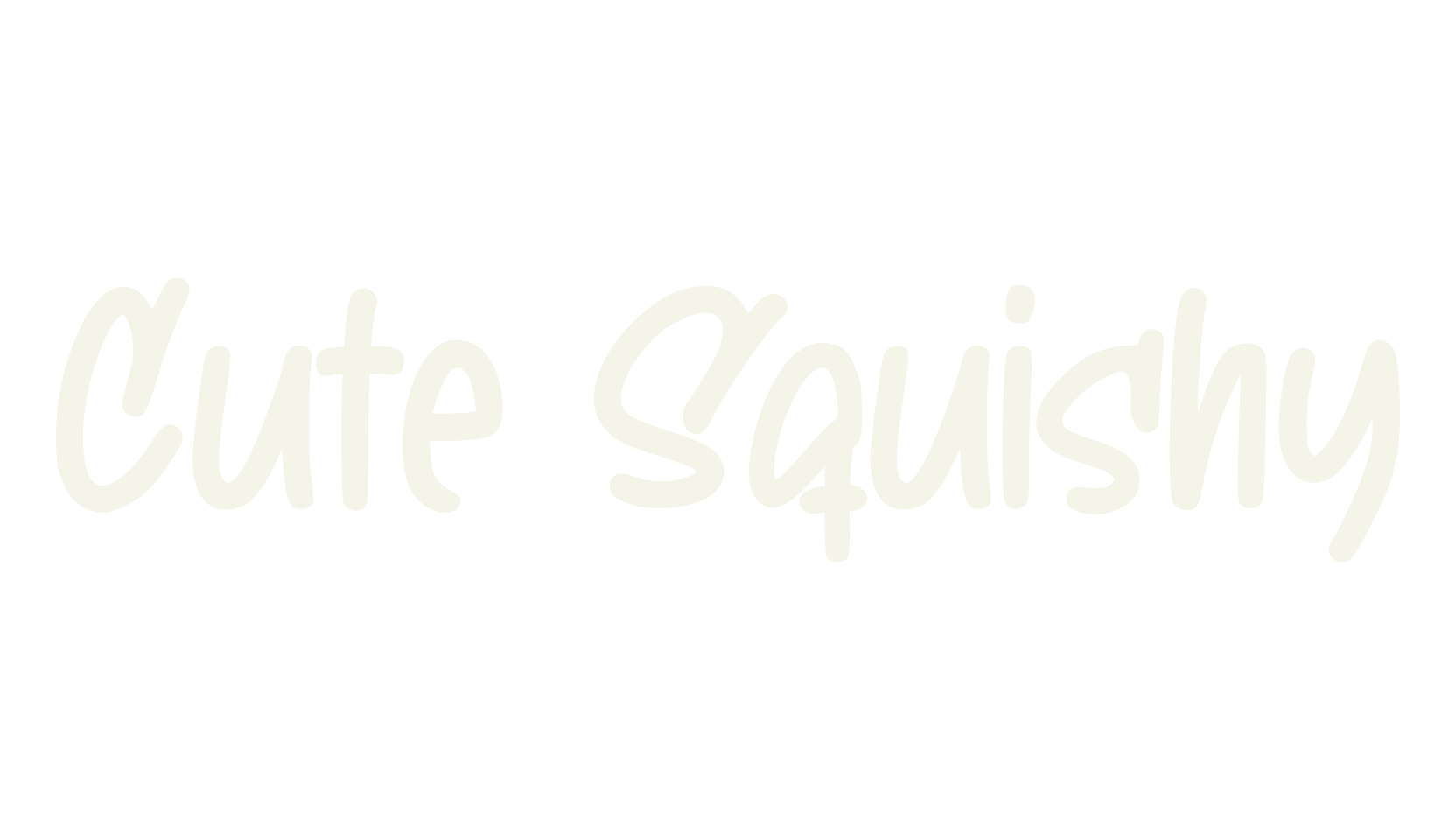 Cute Squishy, cute font preview