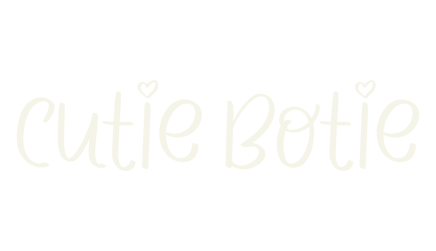 CUTIE BOTIE, cute font preview