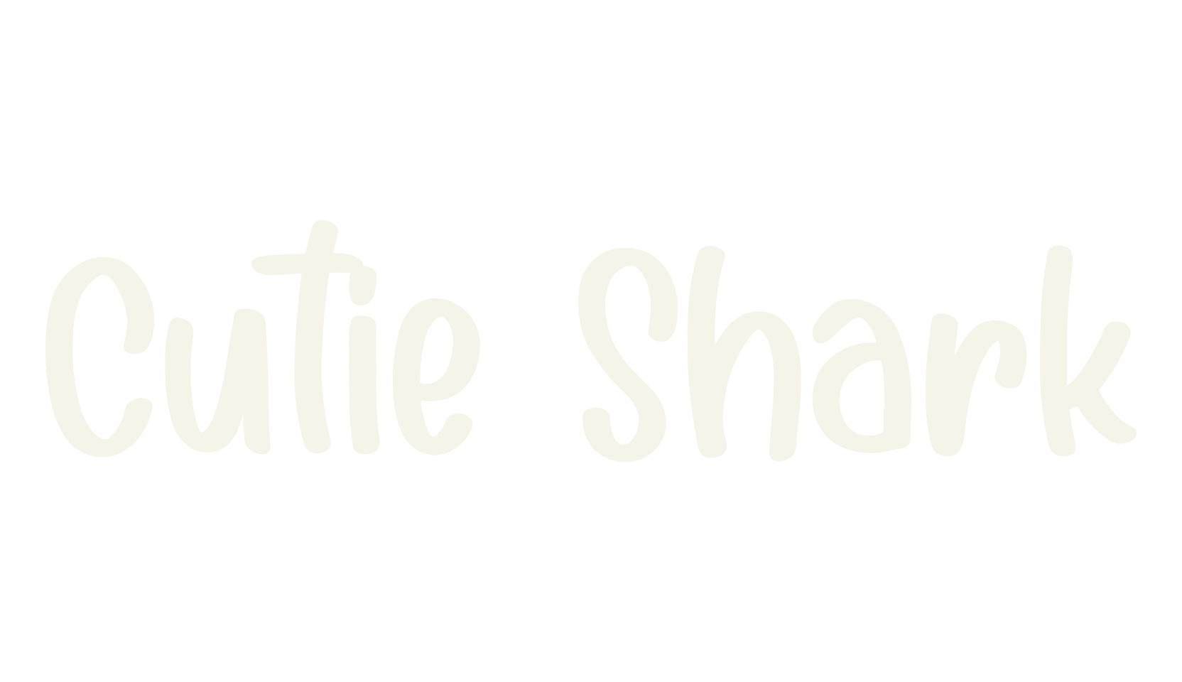 Cutie Shark, animal font preview