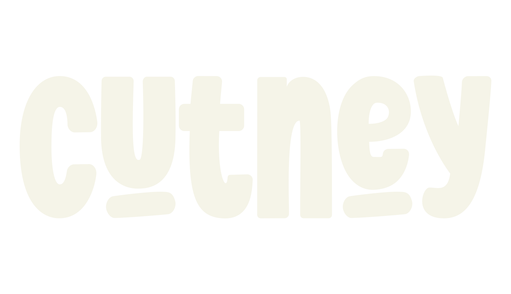Cutney, gaming font preview