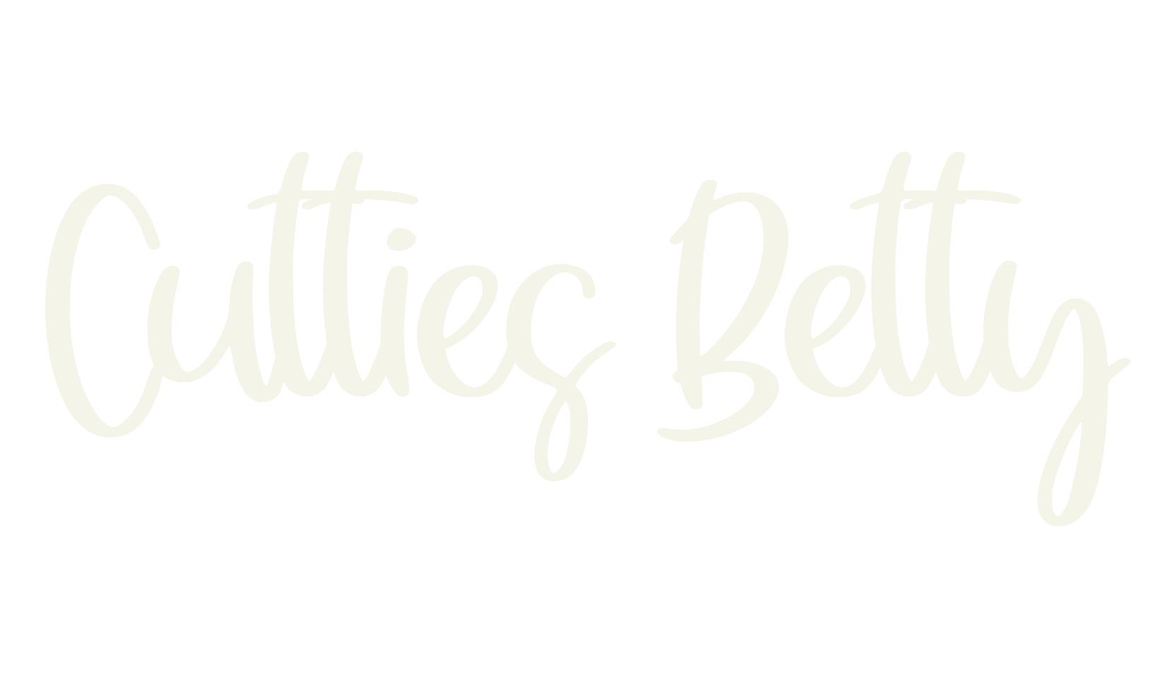 Cutties Betty, script font preview