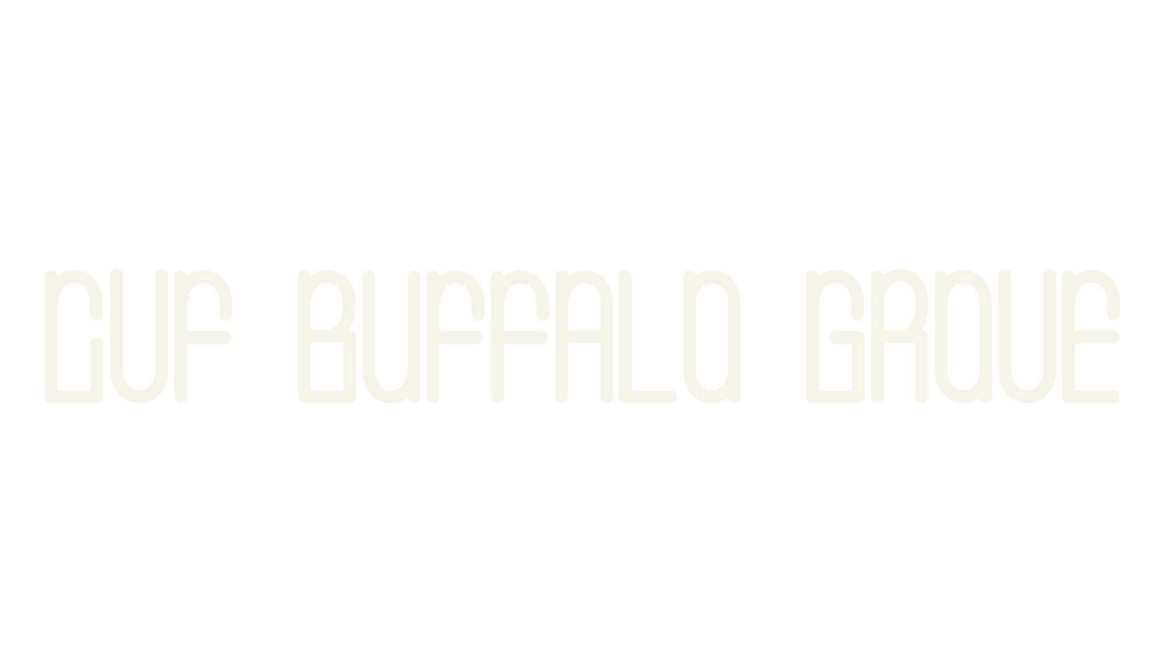 CVF Buffalo Grove, display market font preview