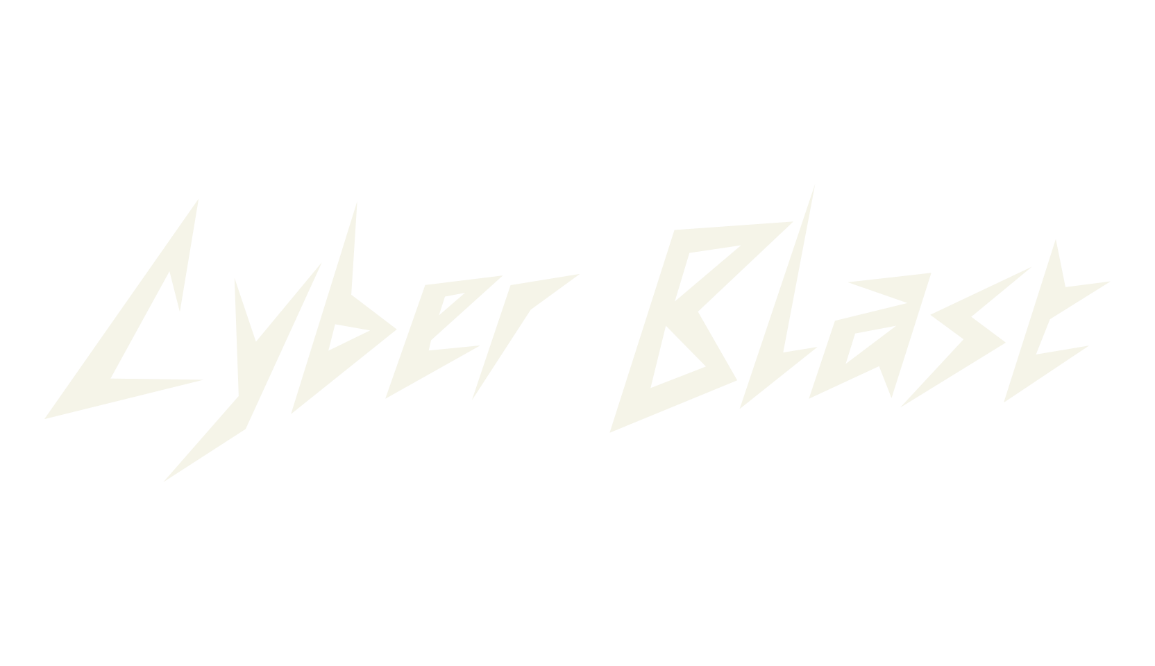 Cyber Blast, cyber font preview