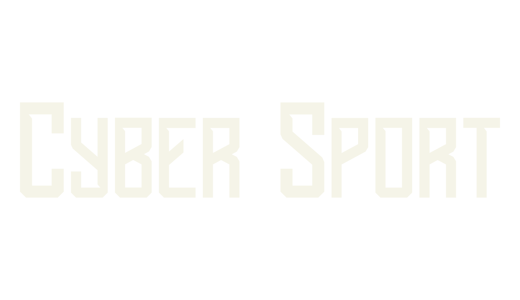 Cyber Sport, sports font preview