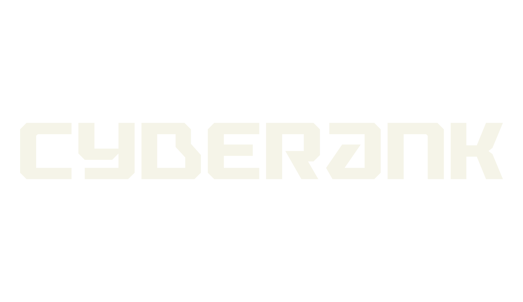 Cyberank, racing font preview