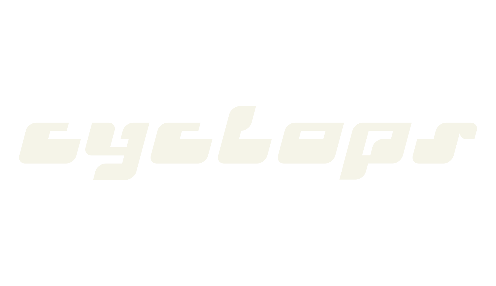 Cyclops, futuristic font preview