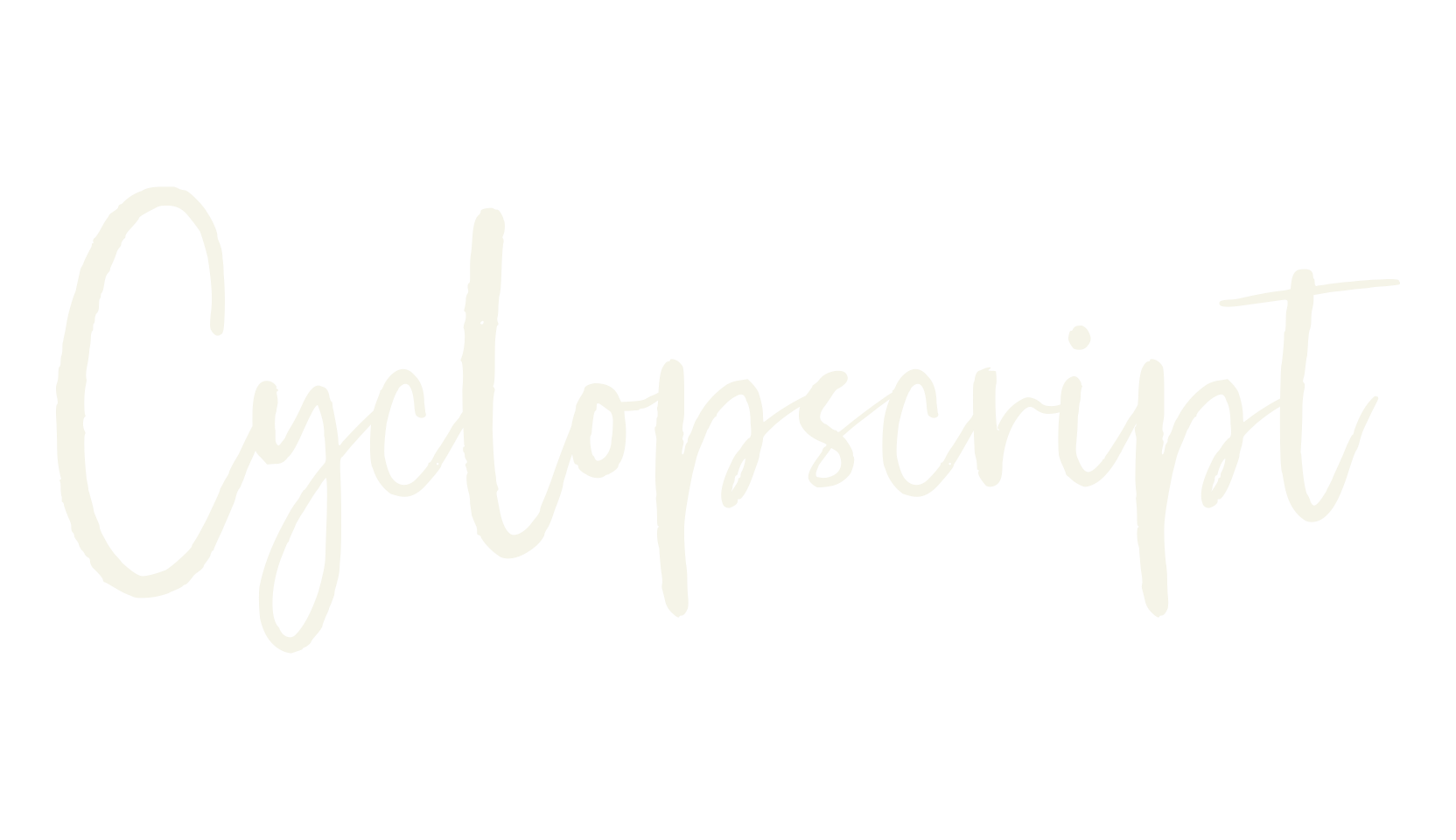 Cyclopscript, fancy font preview