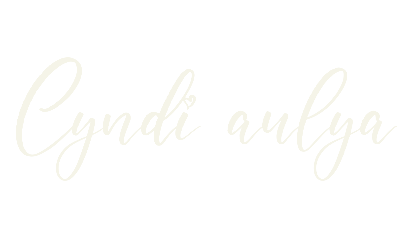 Cyndi aulya, calligraphy font preview