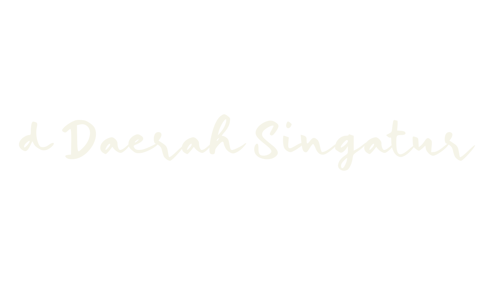 d Daerah Singatur, calligraphy font preview