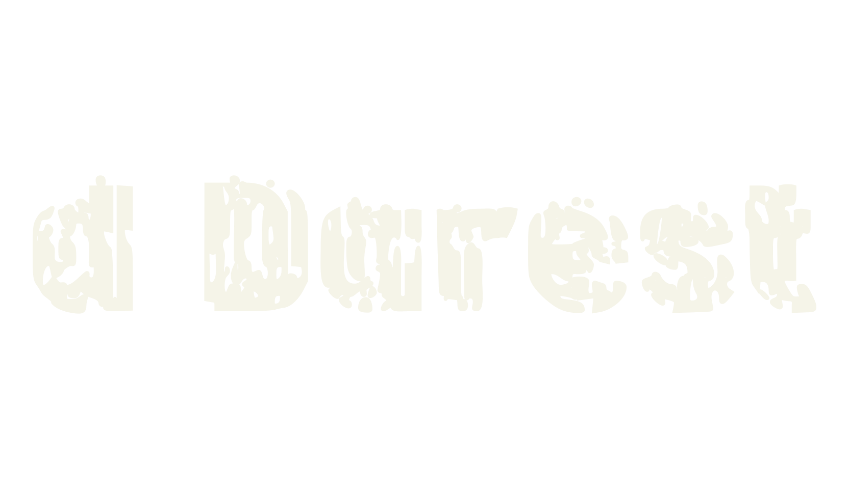 d Darest, bold font preview