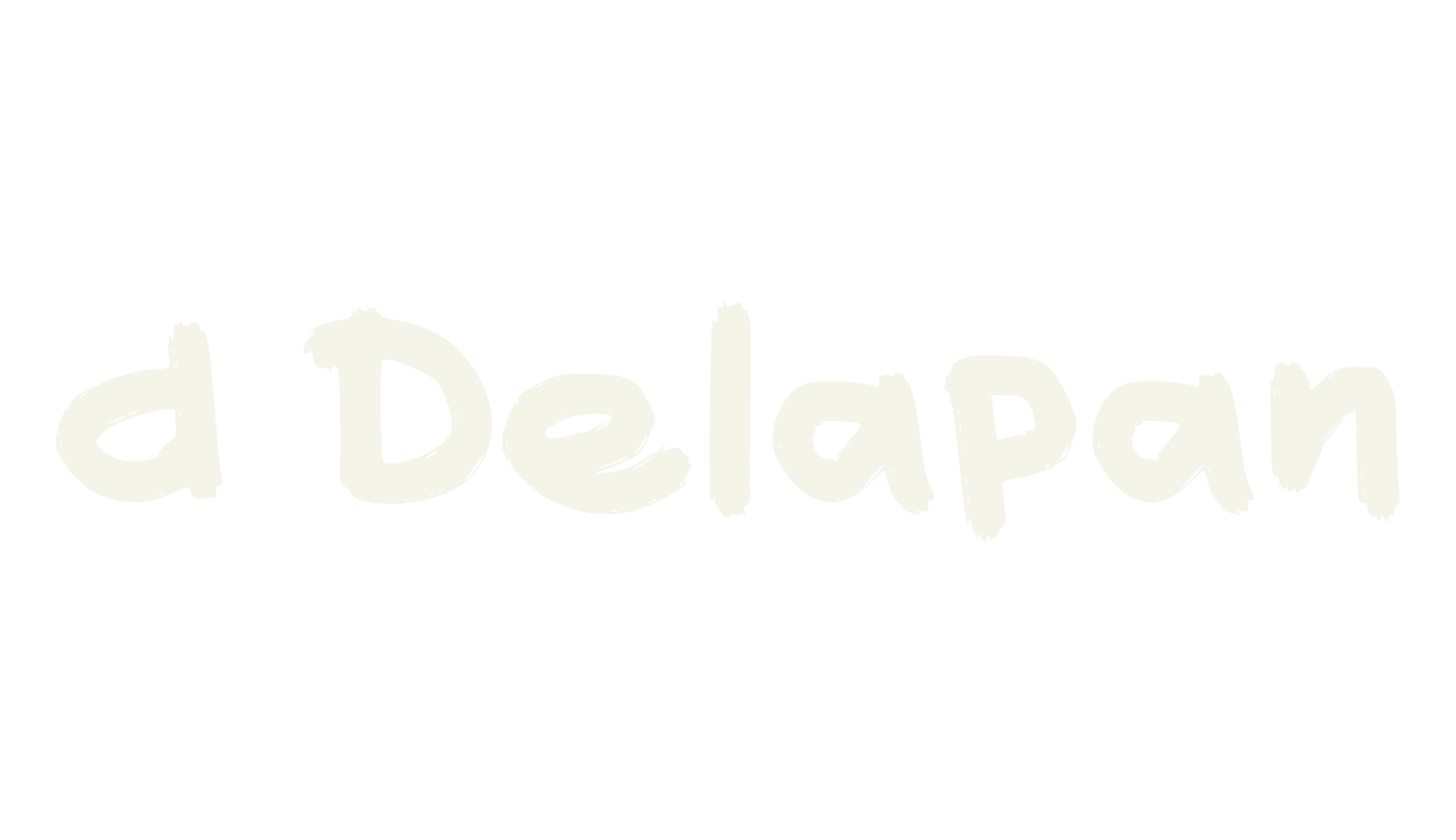 d Delapan, paint font preview