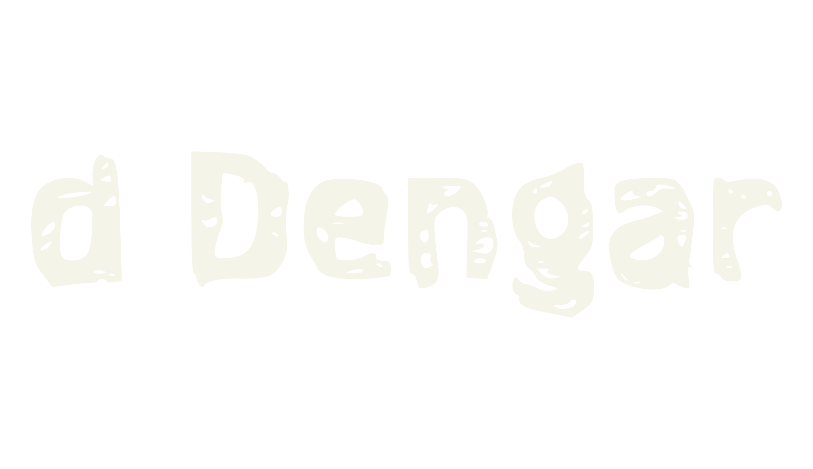 d Dengar, design font preview