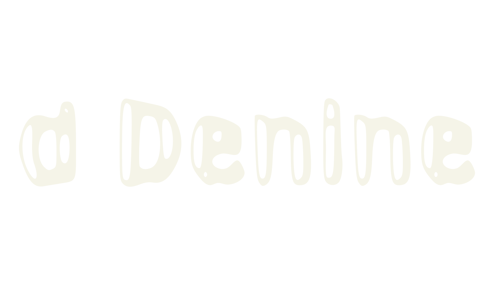 d Denine, cool font preview