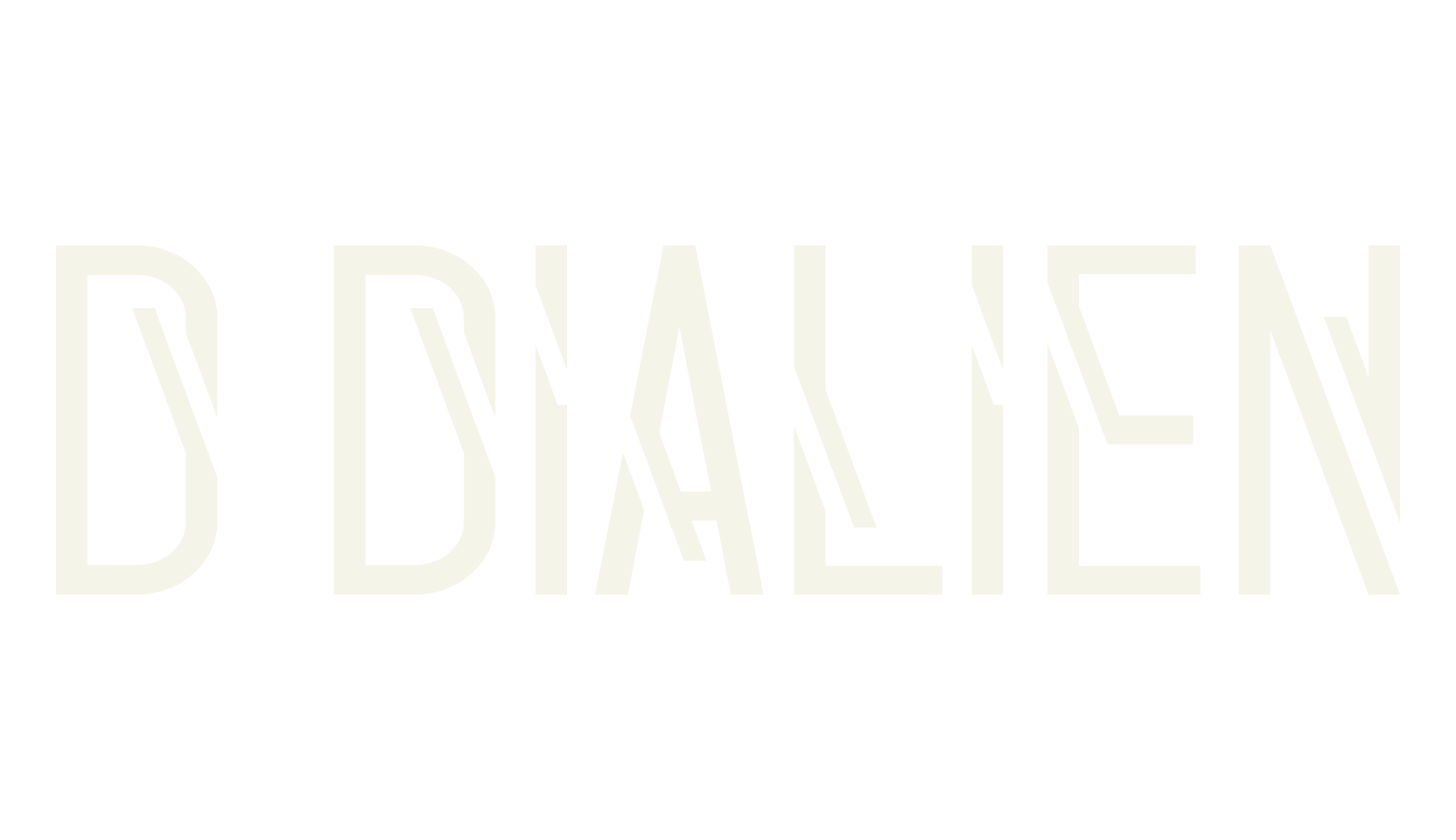 d Dialien, tech font preview