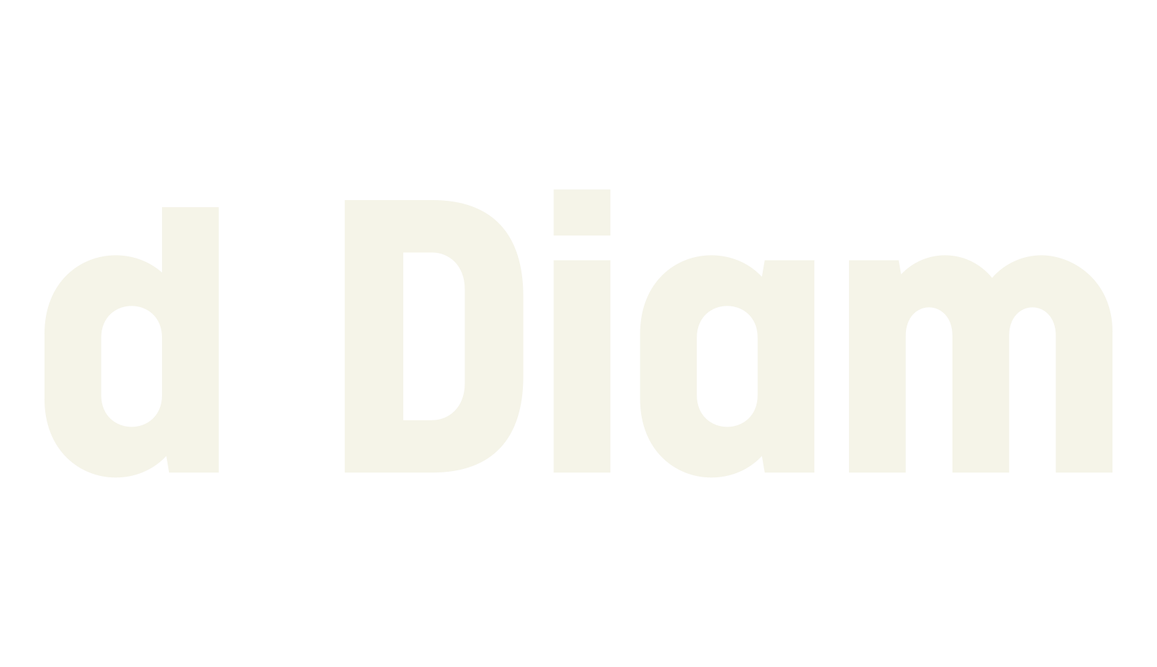 d Diam, cool font preview