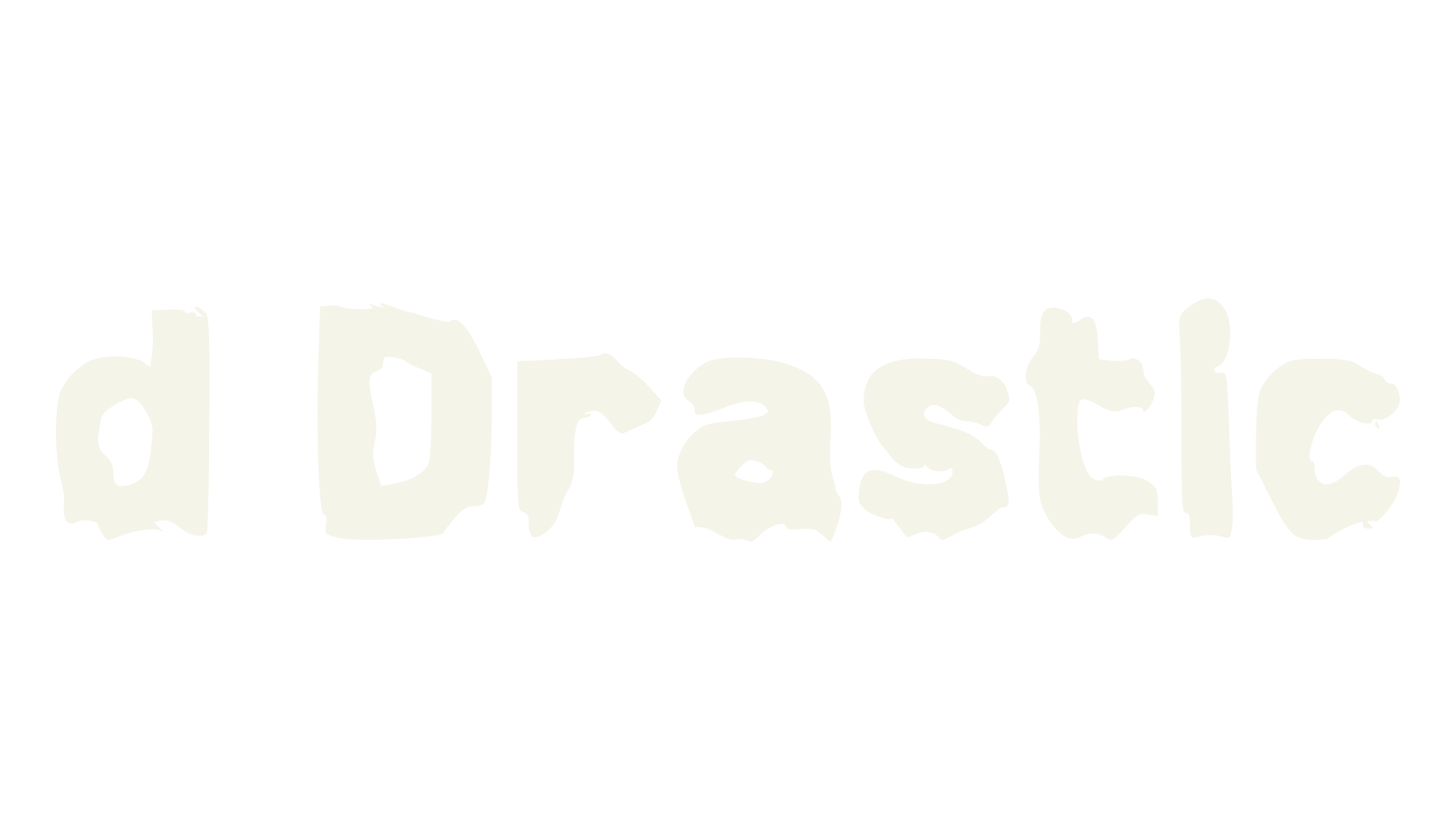 d Drastic, dripping font preview