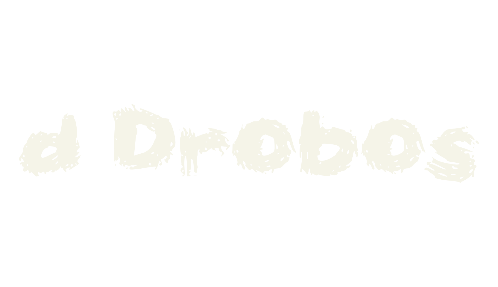 d Drobos, bold font preview