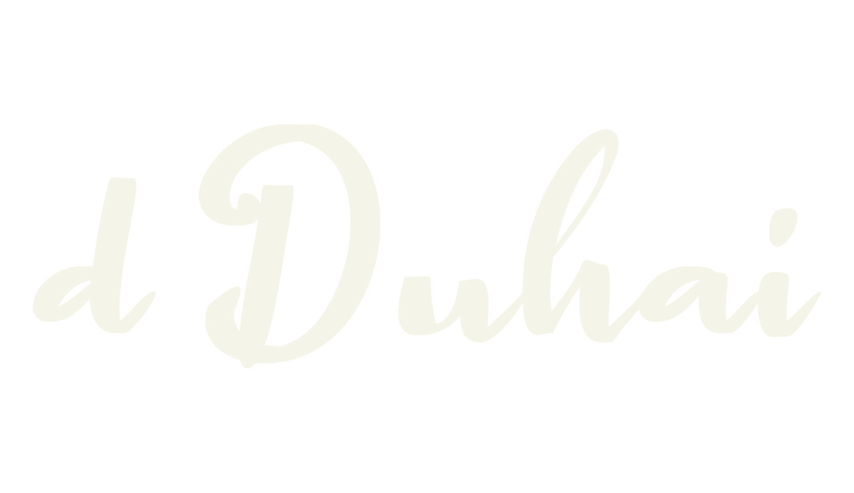 d Duhai, cursive font preview