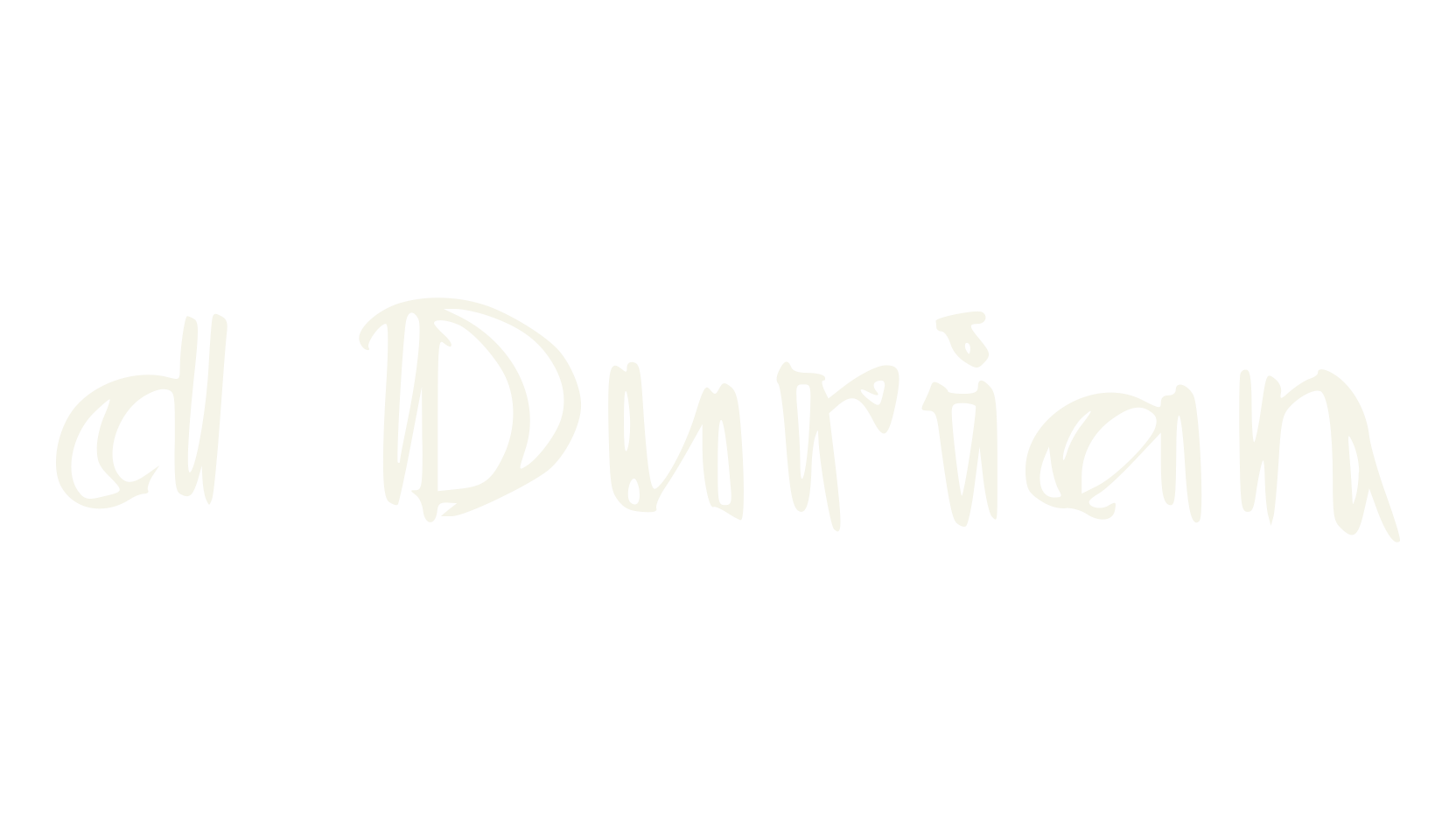 d Durian, sketch font preview