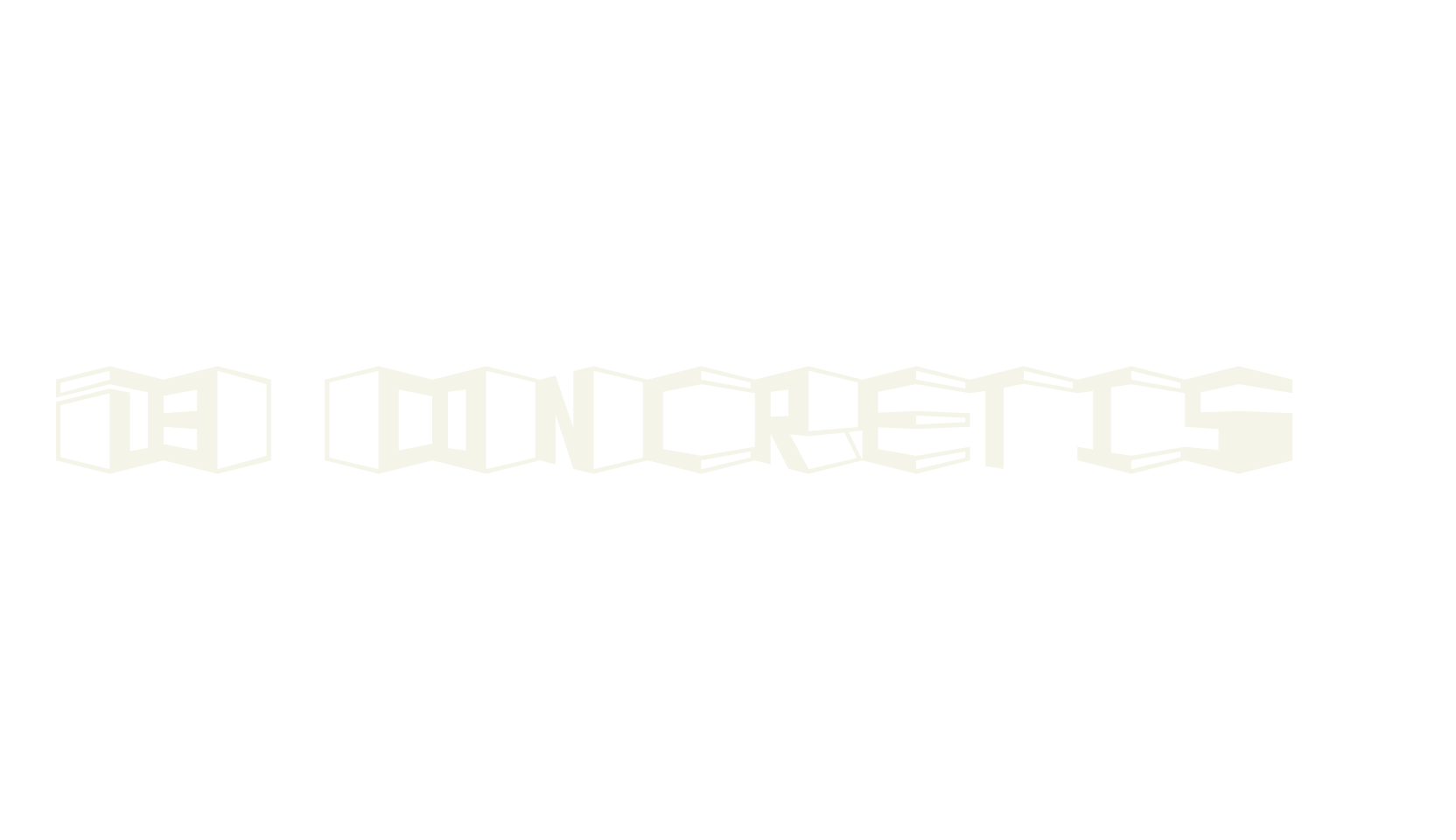 D3 Concretism, 3d font preview