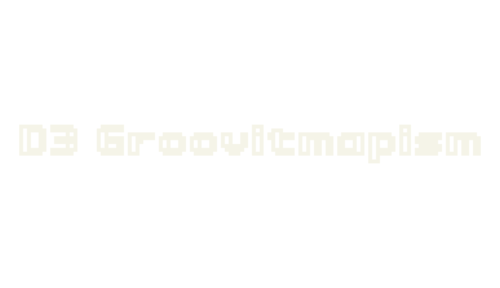 D3 Groovitmapism, groovy font preview