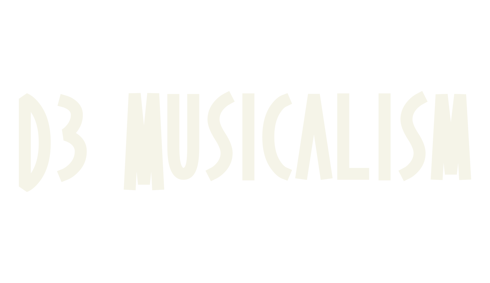 D3 Musicalism, decorative font preview