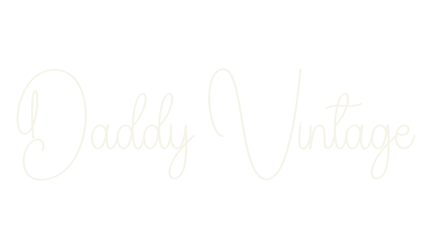 Daddy Vintage, calligraphy font preview