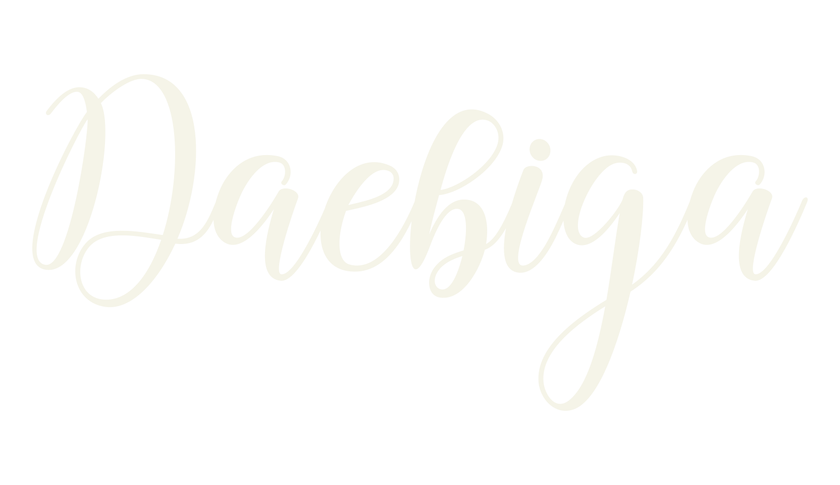 Daebiga, lettering font preview