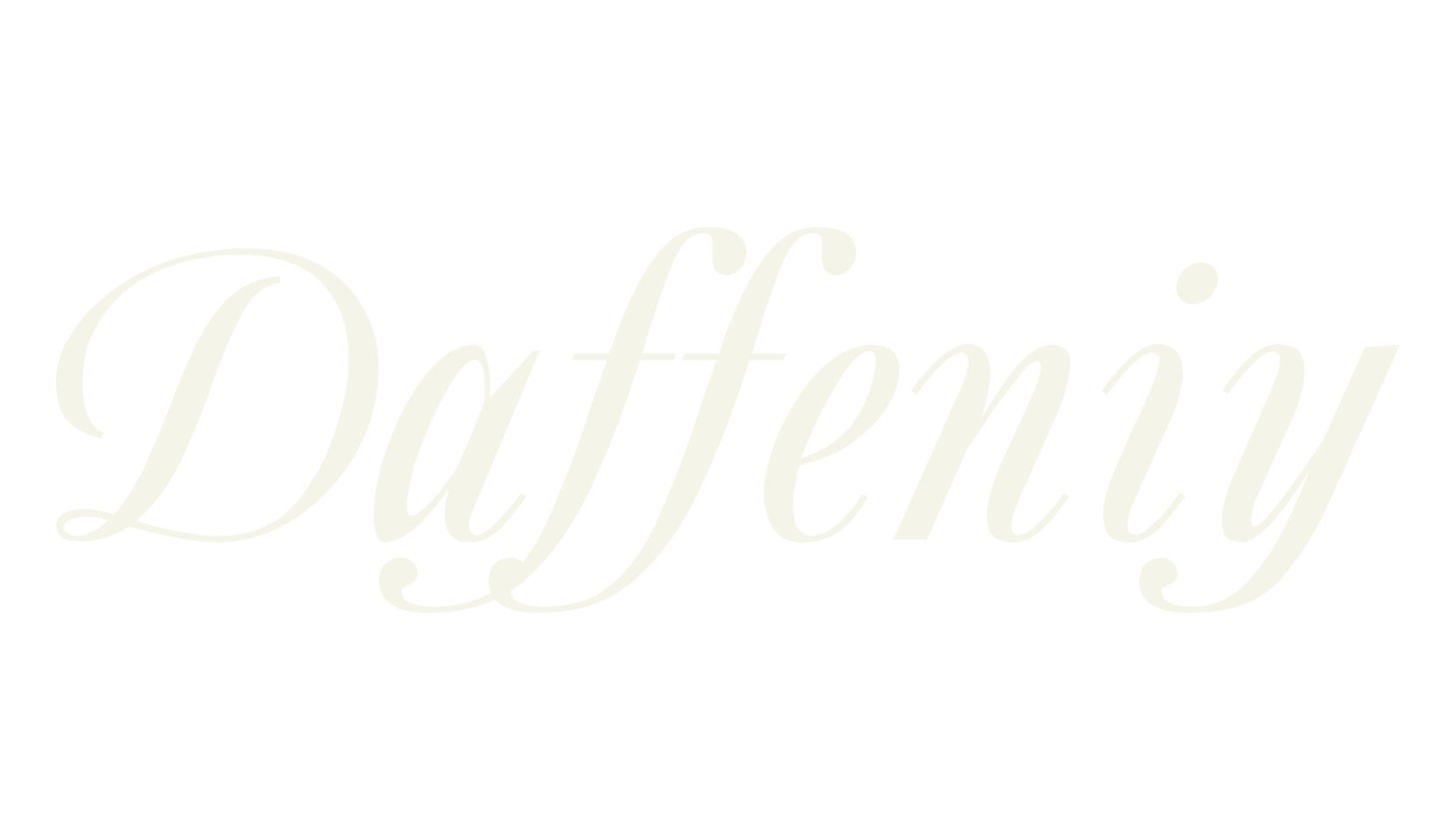 Daffeniy, pretty font preview